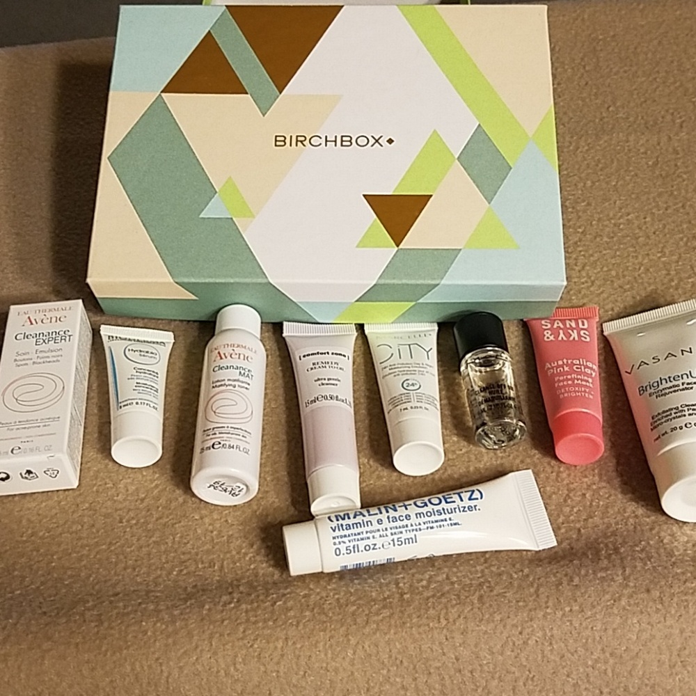 Birchbox 9 facial samples